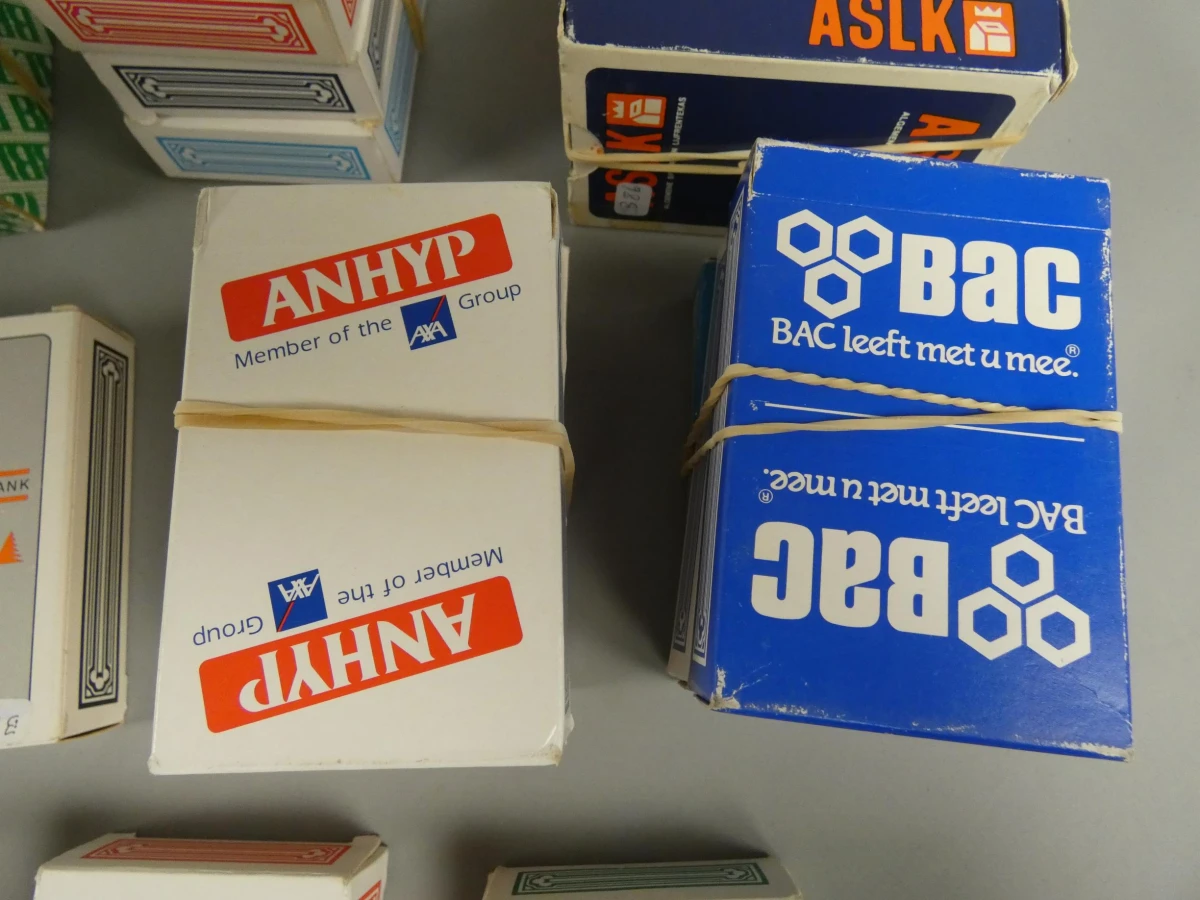 25 sets speelkaarten banken - foto 7