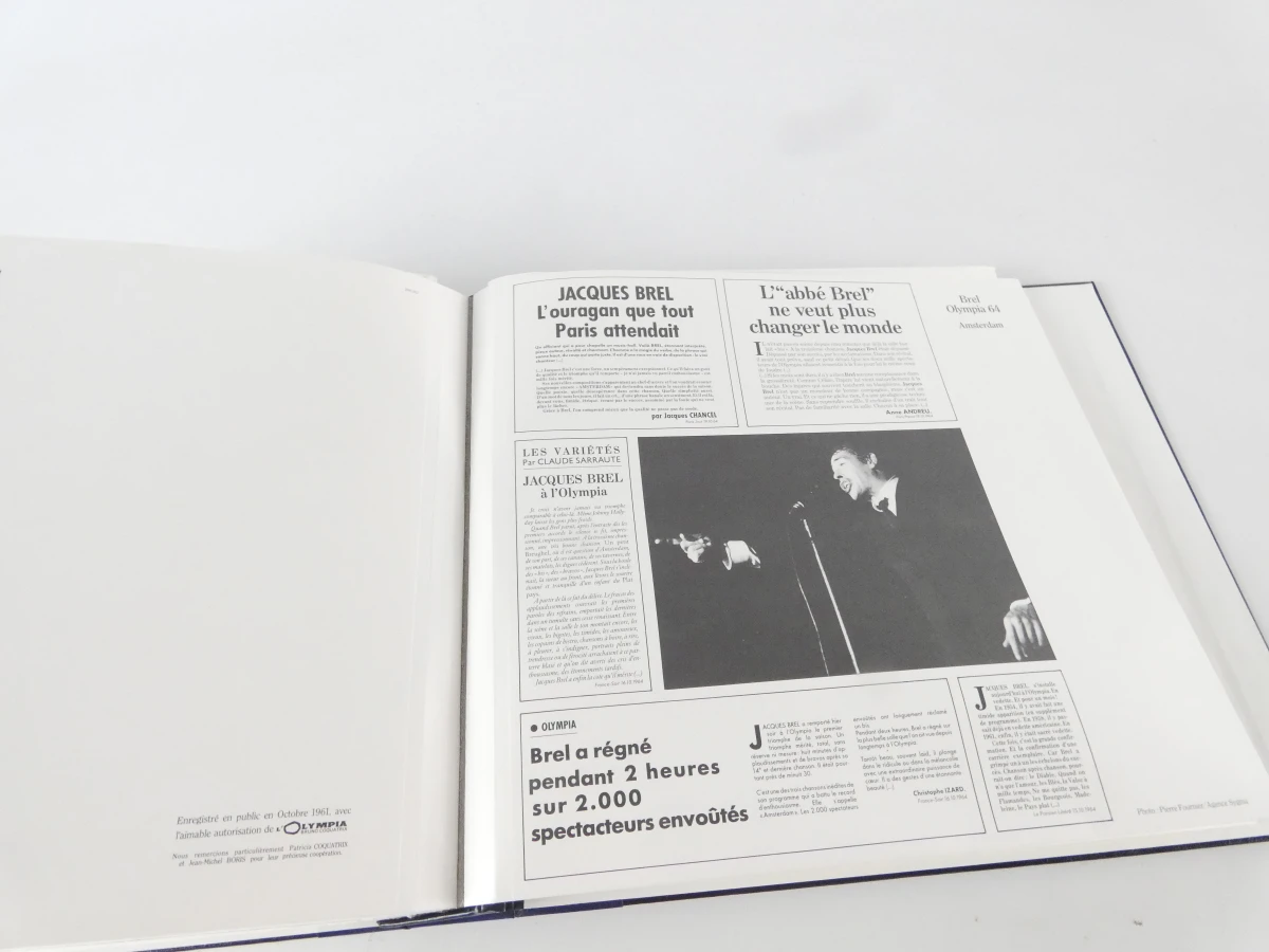 Jacques Brel – L'Œuvre Intégrale, Barclay Records, 14 lp's, verzameluitgave - foto 5