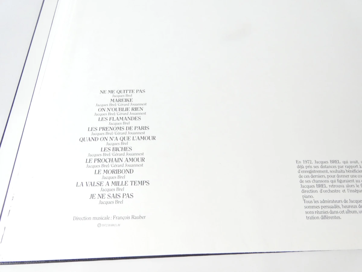 Jacques Brel – L'Œuvre Intégrale, Barclay Records, 14 lp's, verzameluitgave - foto 10