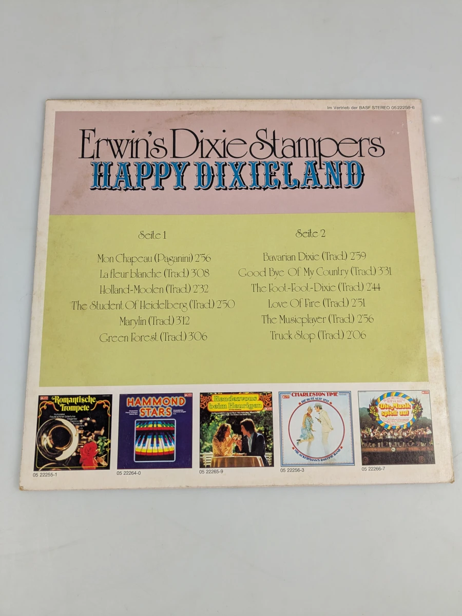 Vinylplaat Erwin's Dixie Stampers - Happy Dixieland - foto 2