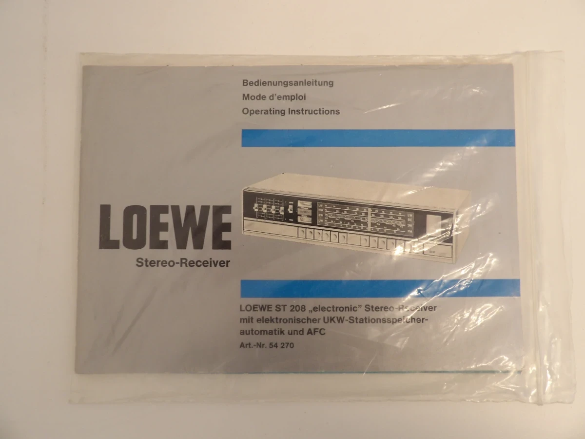 Loewe ST 208 receiver met 2 luidsprekers – foto 10 – kavel bij De Kringwinkel, Leopoldsburg