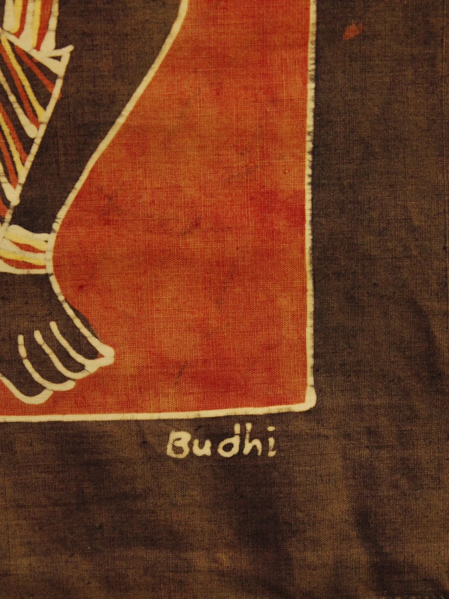 Twee Indonesische batik stijl wanddoeken - foto 6
