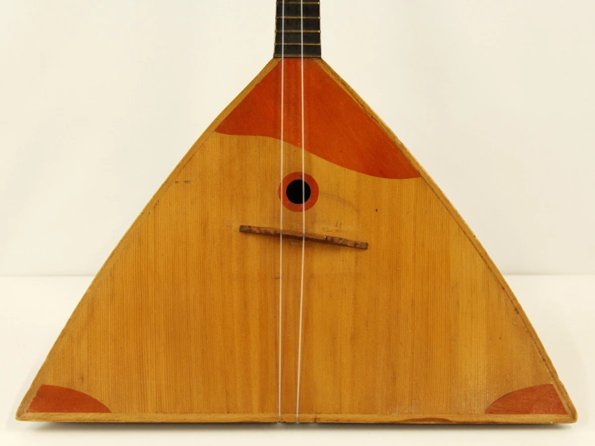 Vintage Russische balalaika – 3-snarig houten snaarinstrument - foto 2