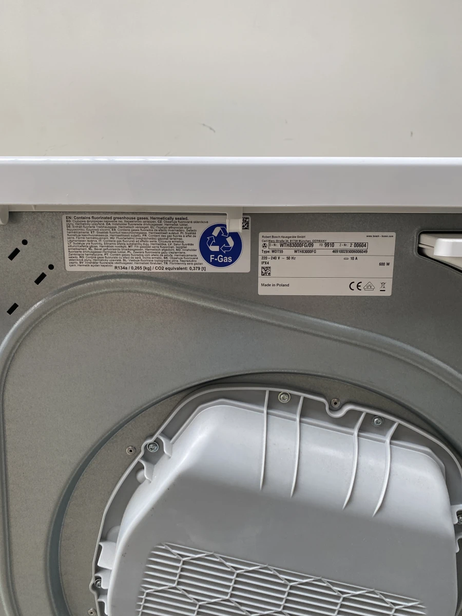 Warmtepompdroogkast - BOSCH - type: WTH83000FG - foto 13