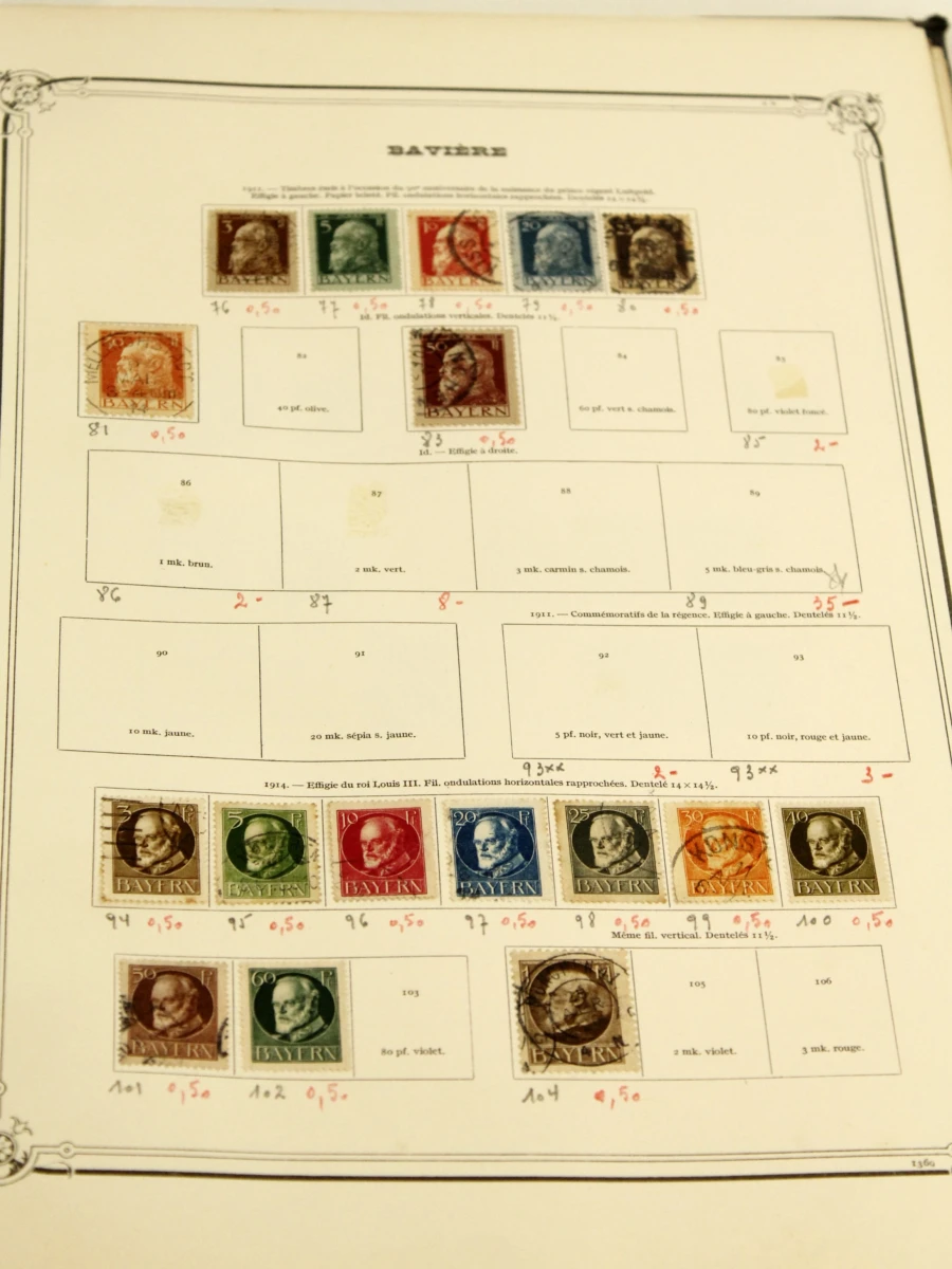 Verzameling oude postzegelalbums en losse postzegels - foto 9