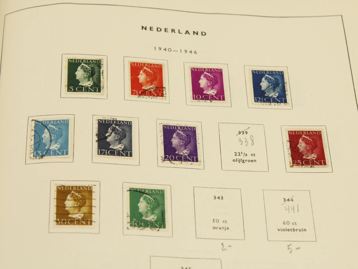Verzameling oude postzegelalbums en losse postzegels - foto 13