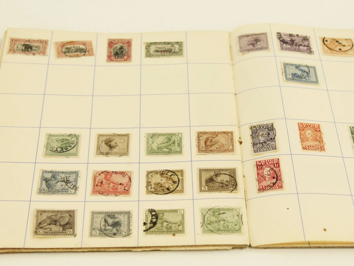 Verzameling oude postzegelalbums en losse postzegels - foto 16