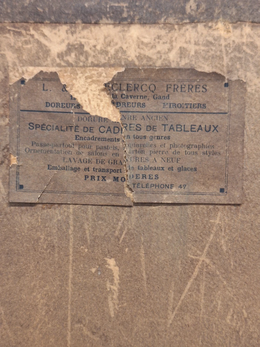 Originele ets ‘Vieux Tisserand’ - genummerd 28/50 - François Pycke - foto 2