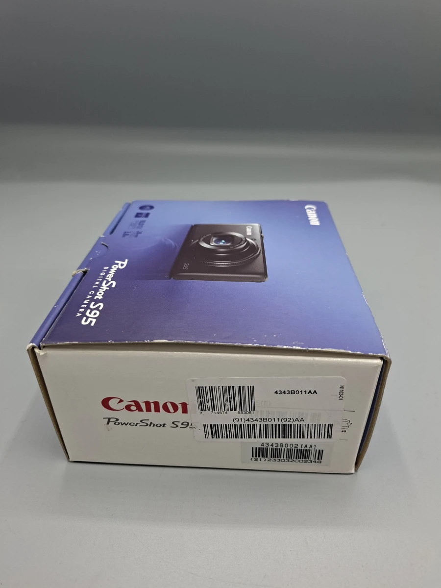 Complete Canon PowerShot S95 Premium Compactcamera – In Originele Doos + Accessoires & 8GB SD! - foto 5