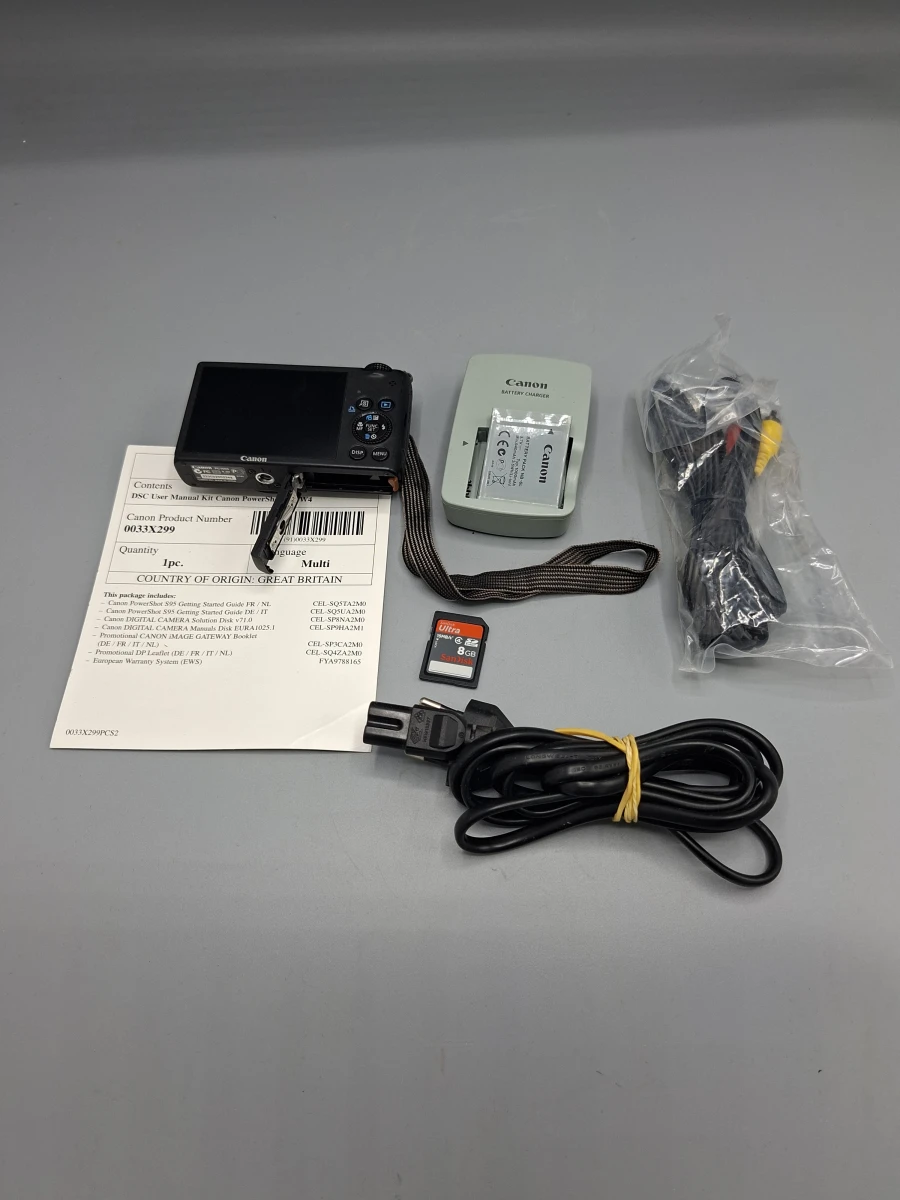 Complete Canon PowerShot S95 Premium Compactcamera – In Originele Doos + Accessoires & 8GB SD! - foto 3