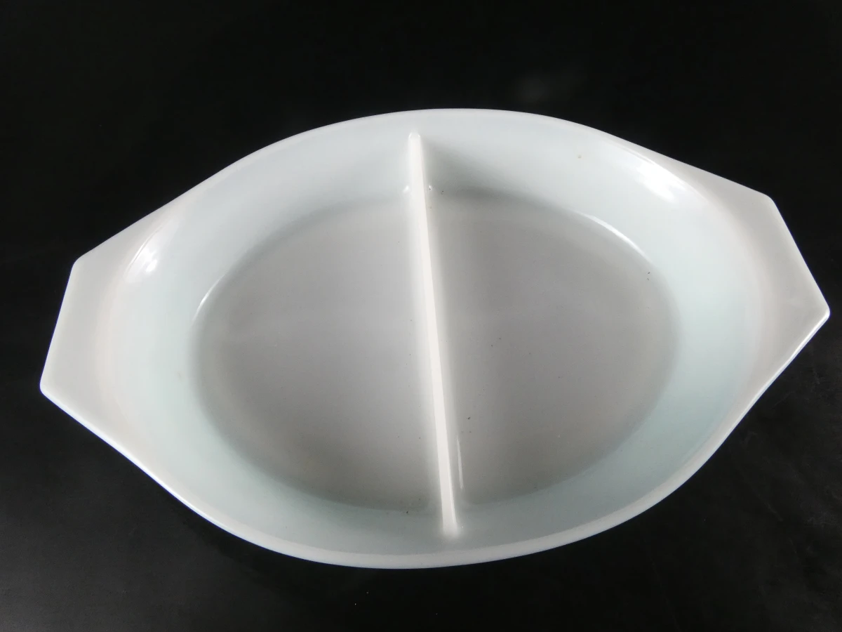 Set vintage Pyrex mengkommen en ovenschaal in turquoise - foto 8