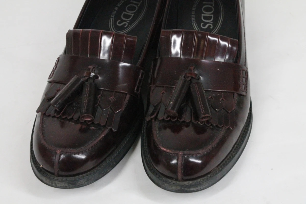 Bruine laklederen loafers - Tod's - Maat 38 - foto 3