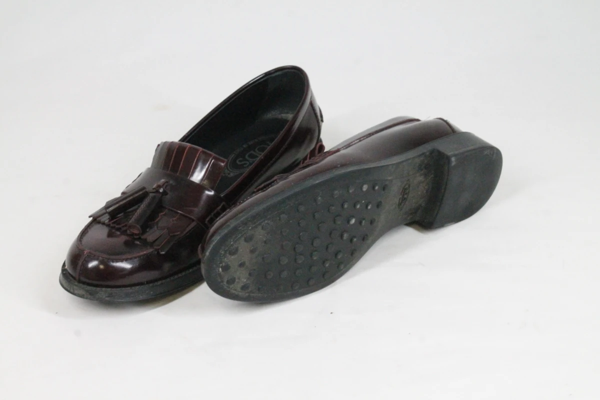 Bruine laklederen loafers - Tod's - Maat 38 - foto 2