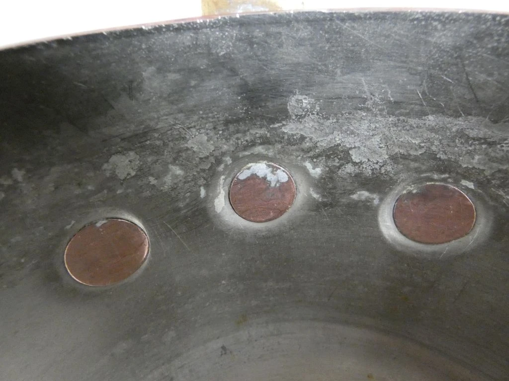 Koperen steelpan met messing handvat - foto 7