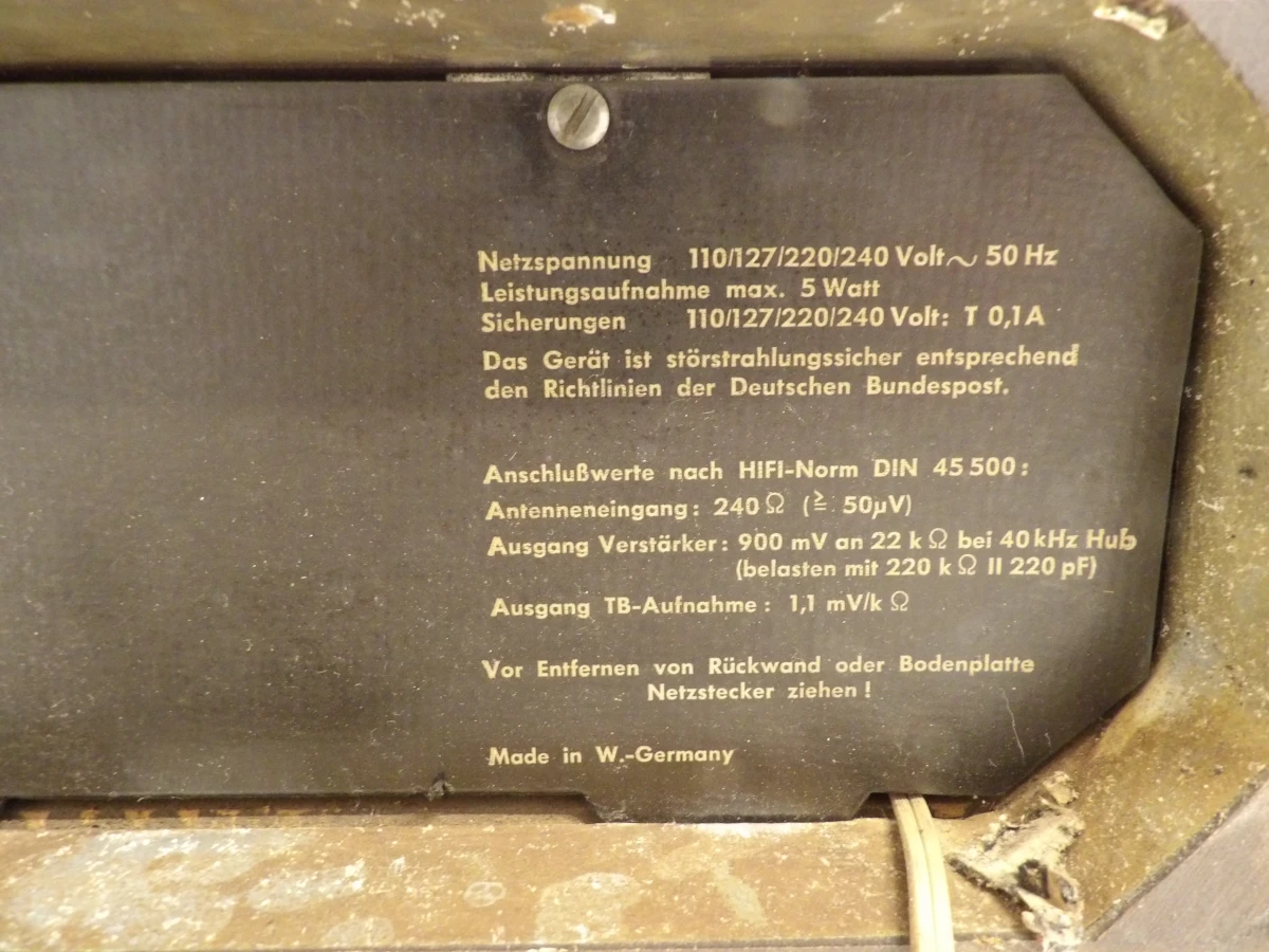 Telefunken HiFi-Stereo Tuner T201 - foto 8