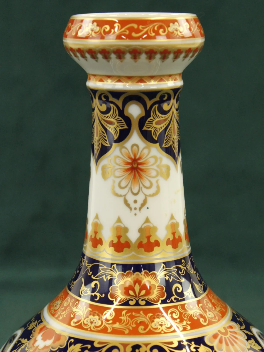 Vintage Kaiser "Yokohama" Vaas – Kobalt / Imari Stijl - foto 5