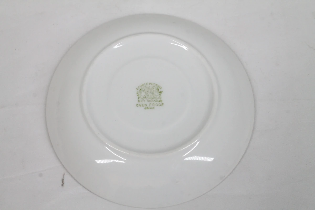 Vintage set van 4 porseleinen kopjes met schotels - foto 4