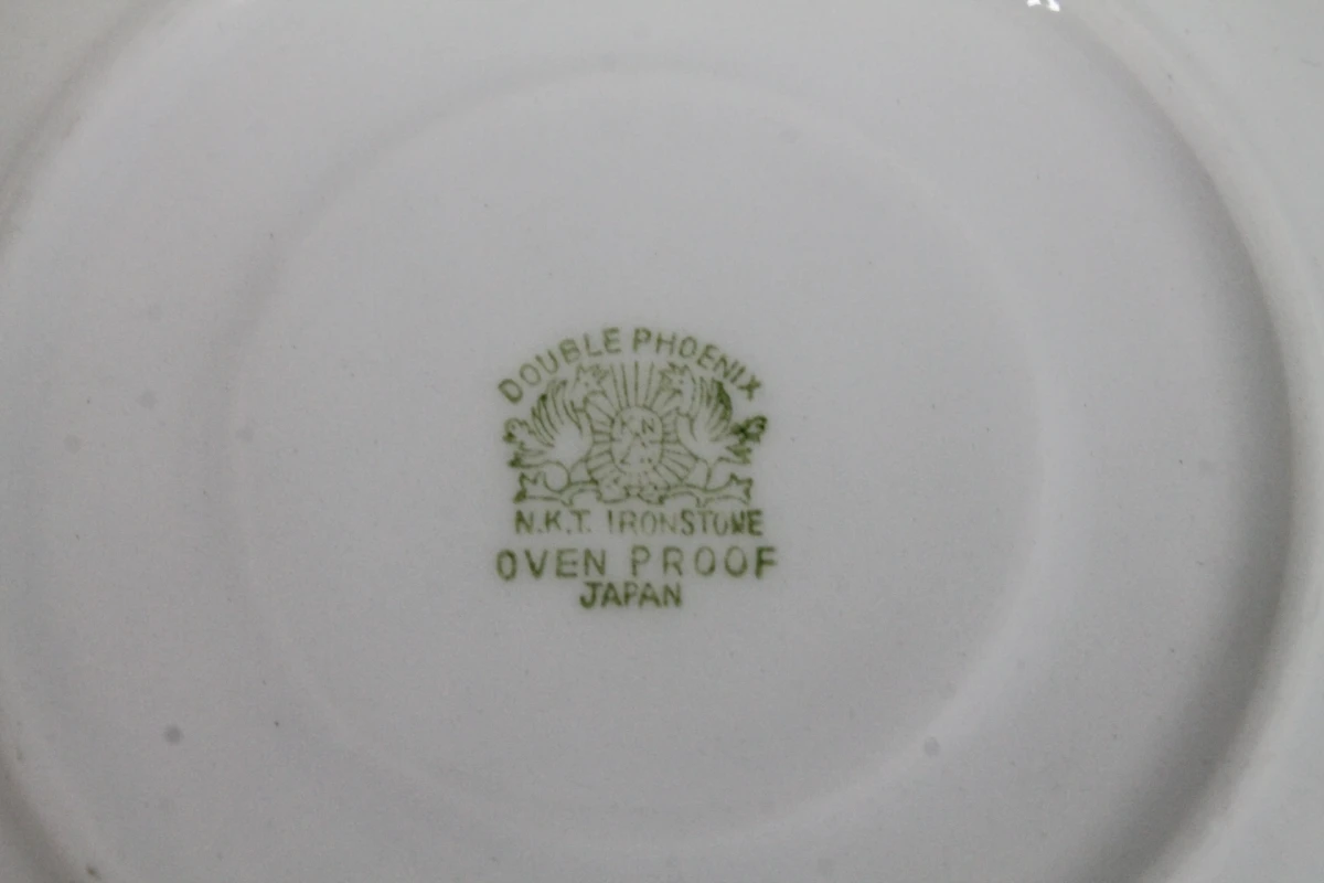 Vintage set van 4 porseleinen kopjes met schotels - foto 5