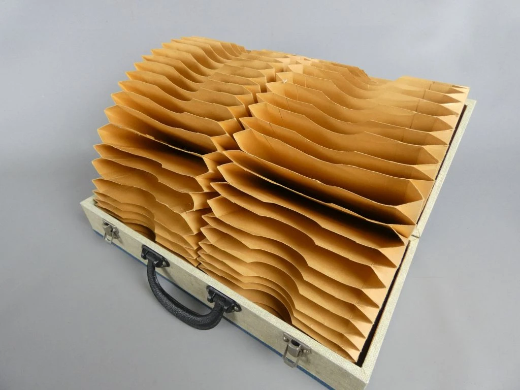Vintage opbergkoffer voor 45-toeren platen - foto 2
