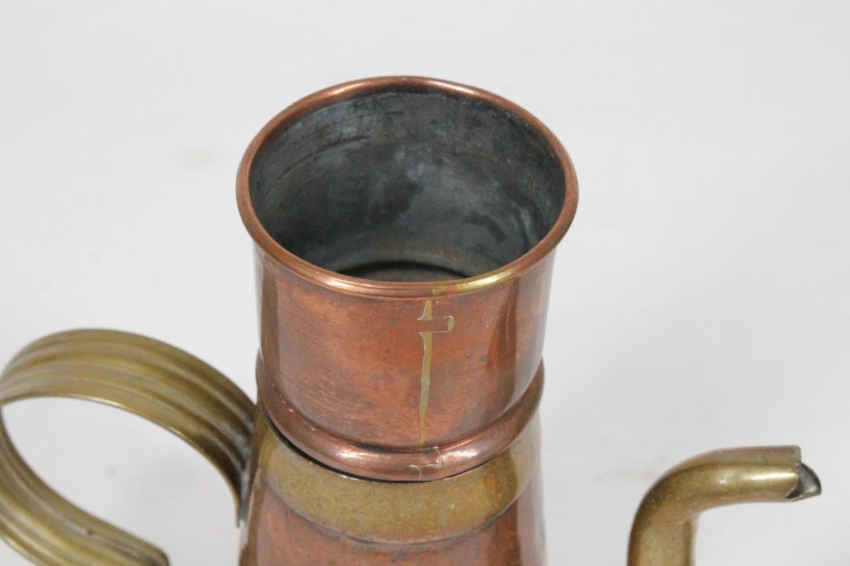 Vintage koperen koffie- of theekan - foto 7