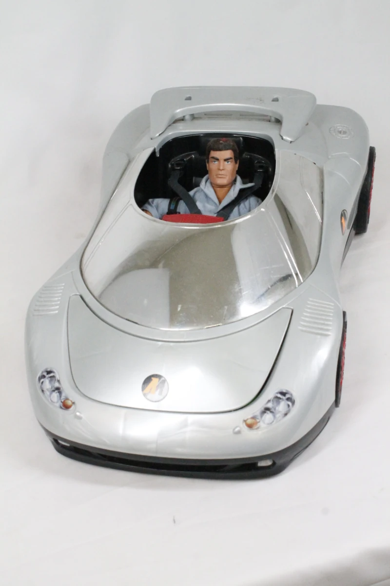 Vintage Hasbro Action man met silver speeder auto - foto 3