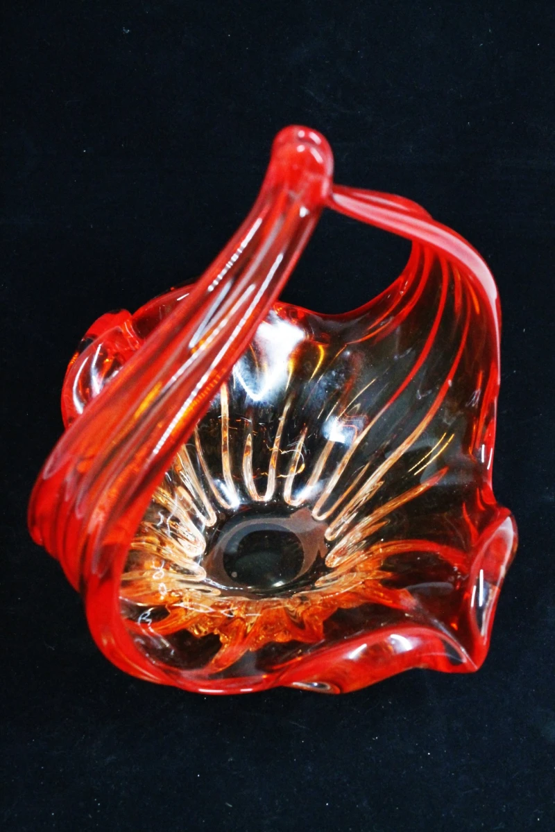 Vintage Murano Glazen Sierschaal - foto 4