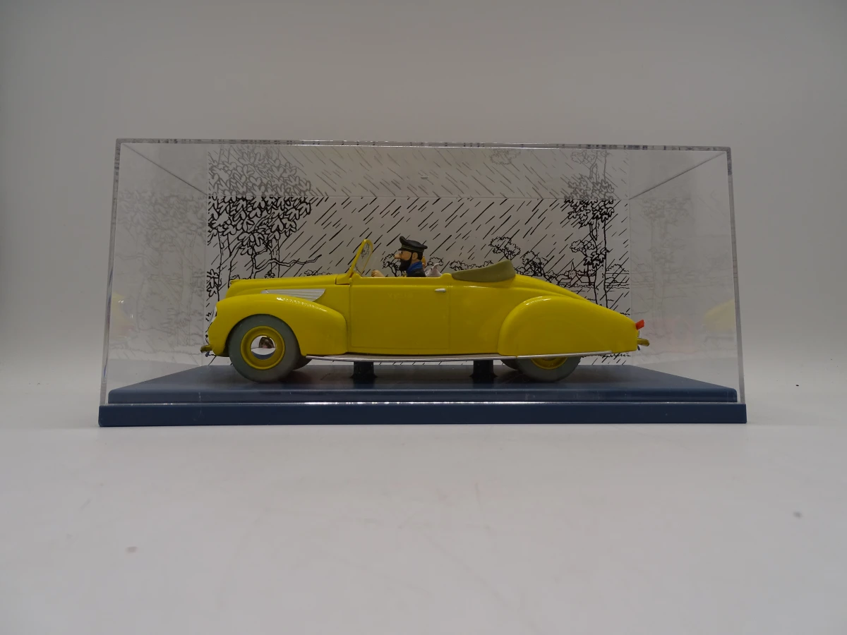 Set van 2 Tintin modelauto's in vitrinekast - foto 2