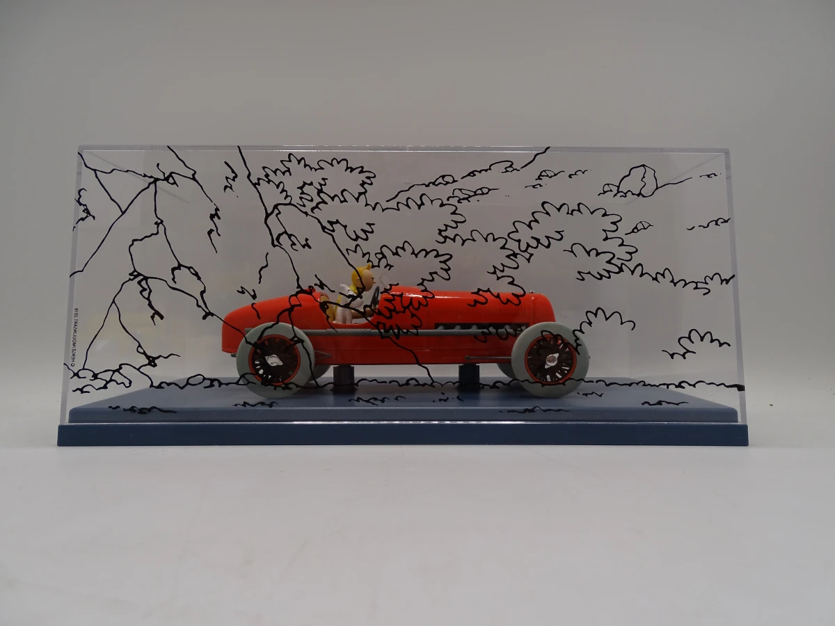 Set van 2 Tintin modelauto's in vitrinekast - foto 17