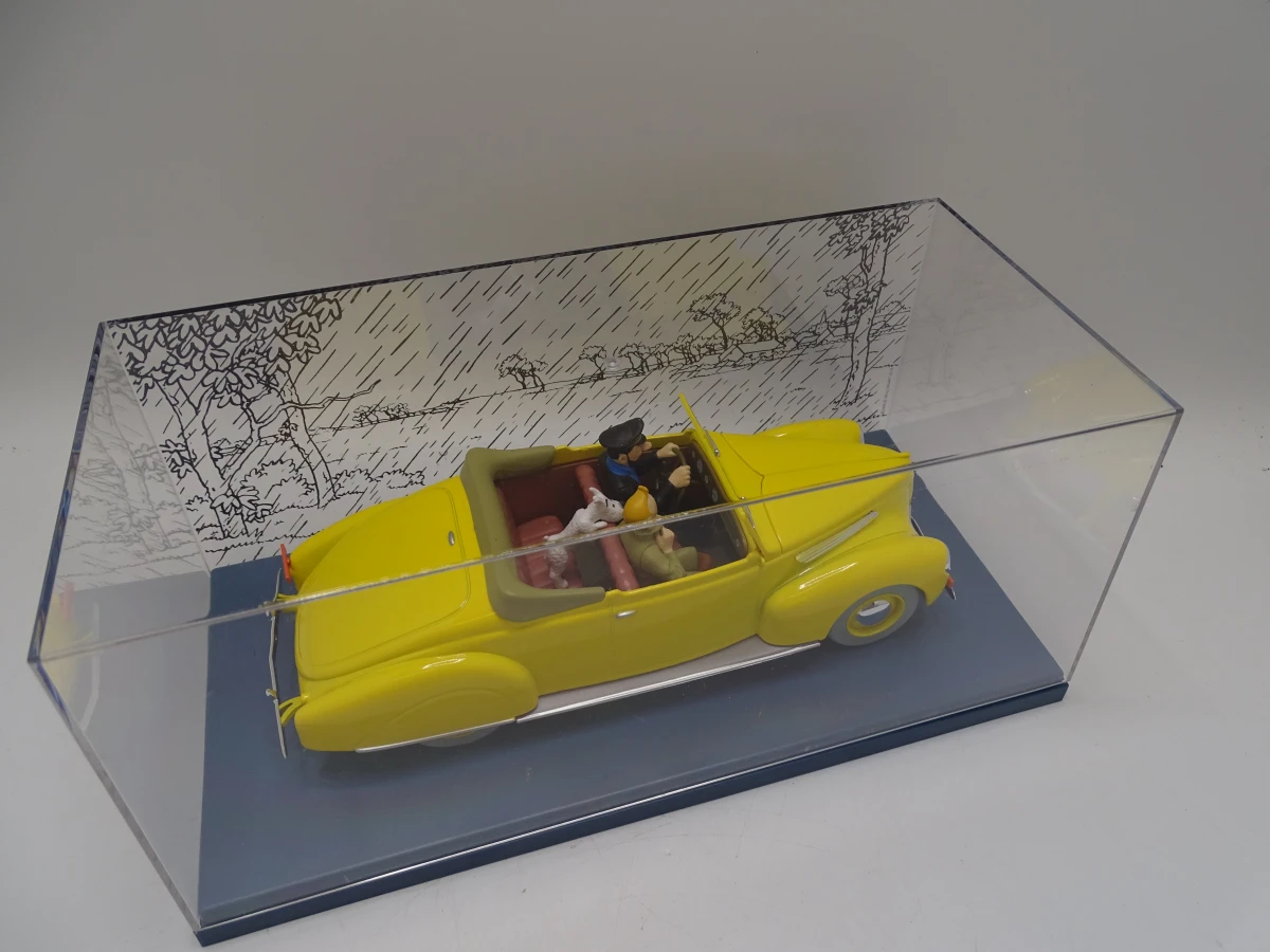 Set van 2 Tintin modelauto's in vitrinekast - foto 14