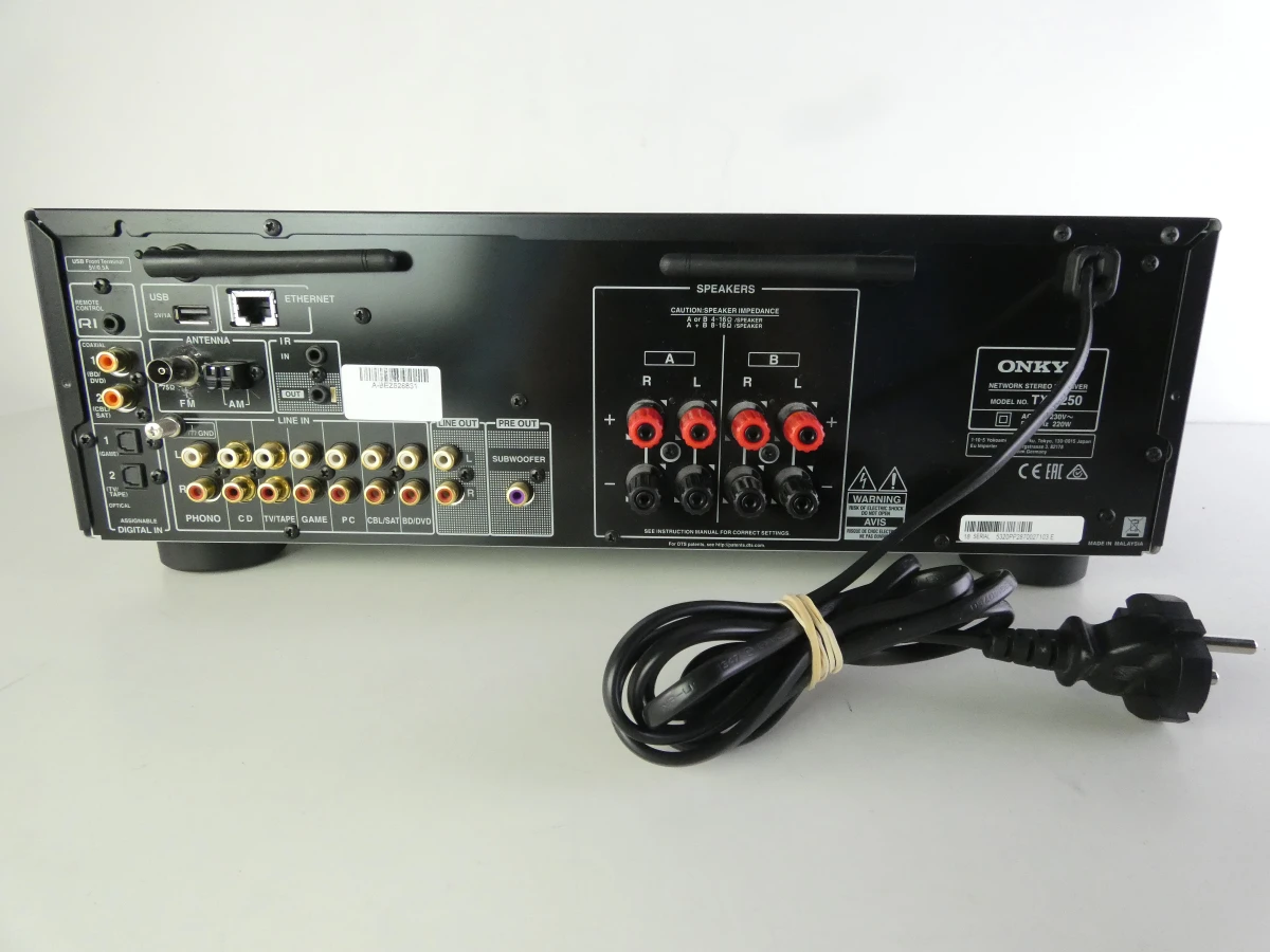 Onkyo TX-8250 netwerk stereo receiver met afstandsbediening - foto 5