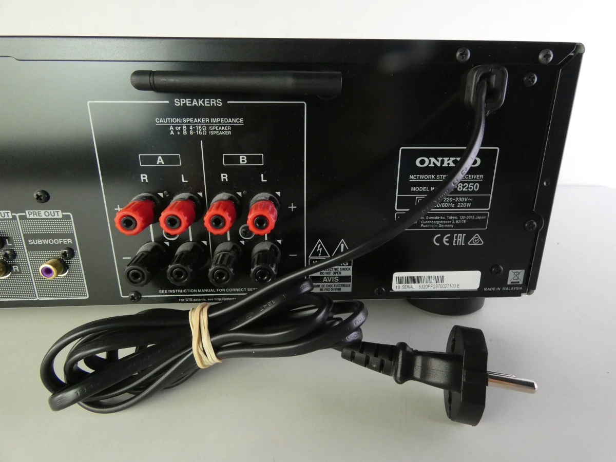 Onkyo TX-8250 netwerk stereo receiver met afstandsbediening - foto 7