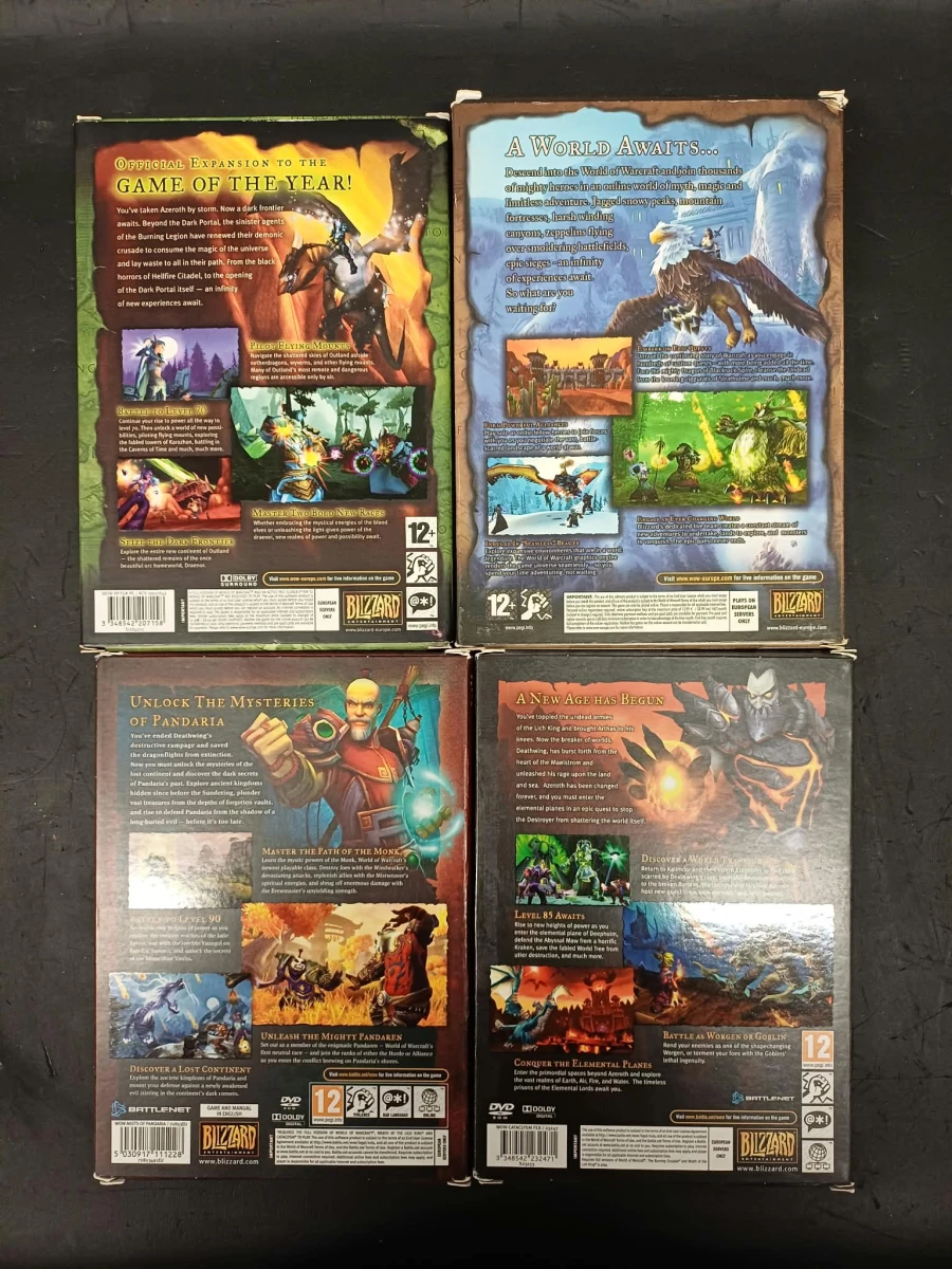 Lot van 6 World of Warcraft pc-games - foto 3