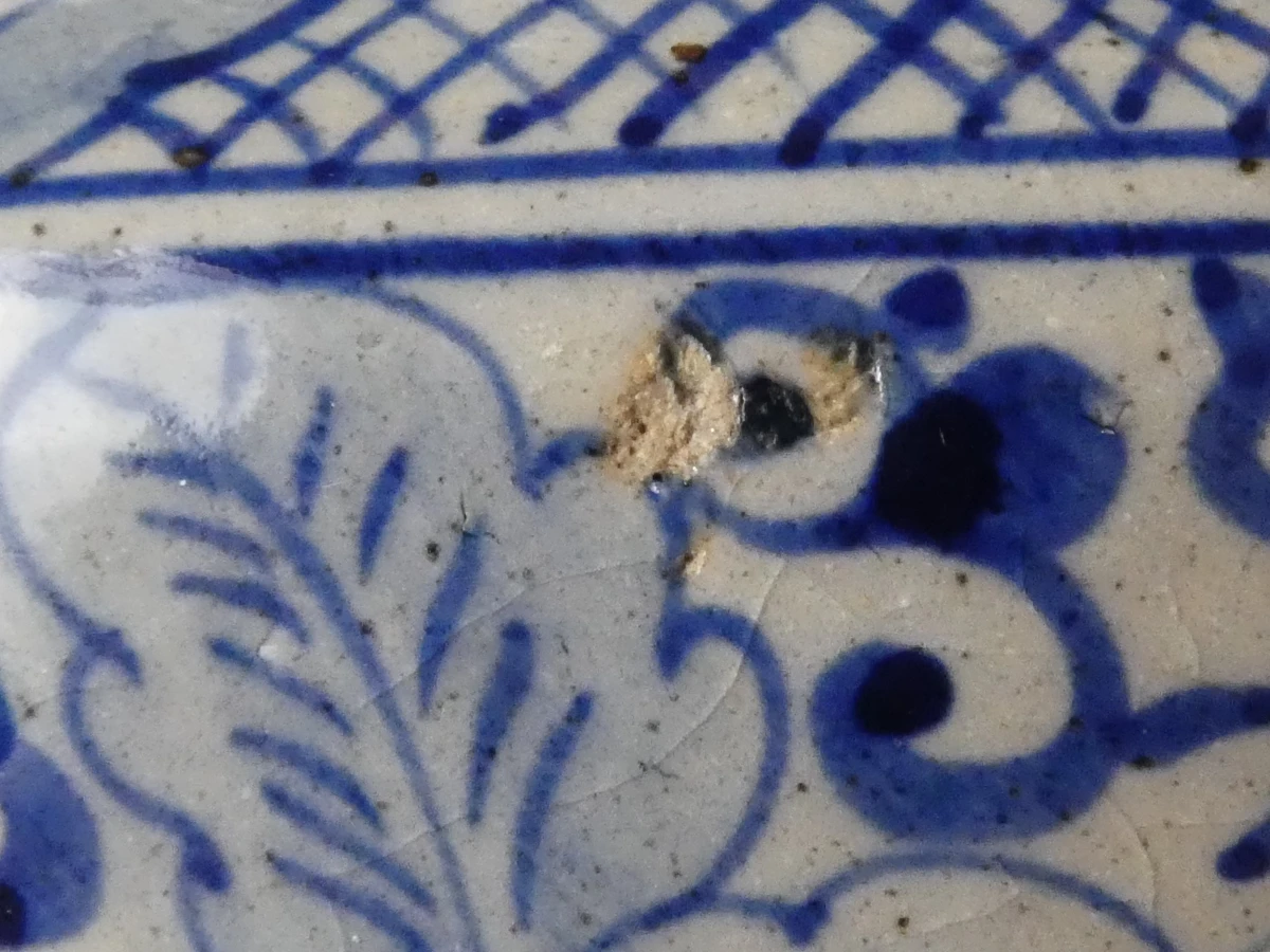 Karaktervolle Chinese blauw-witte 'Nanking' drakenvaas (ca 1900) - foto 5