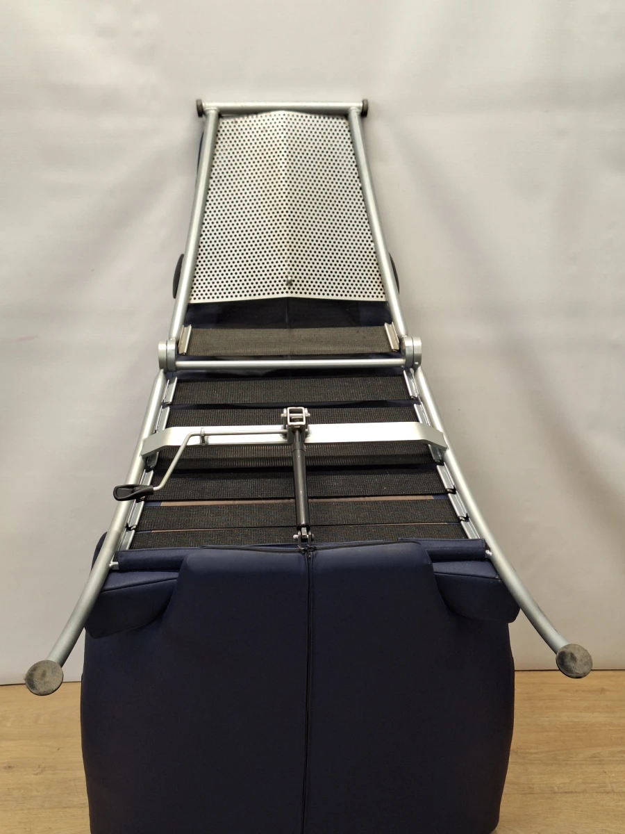 Iconische WK Wohnen Solo 699 relaxfauteuil - Stefan Heiliger - donkerblauw leder - foto 9