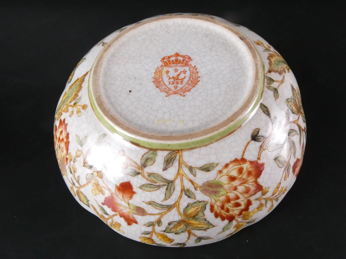 Wong Lee 1895 Art Nouveau Decoratief Keramisch Bord - foto 5