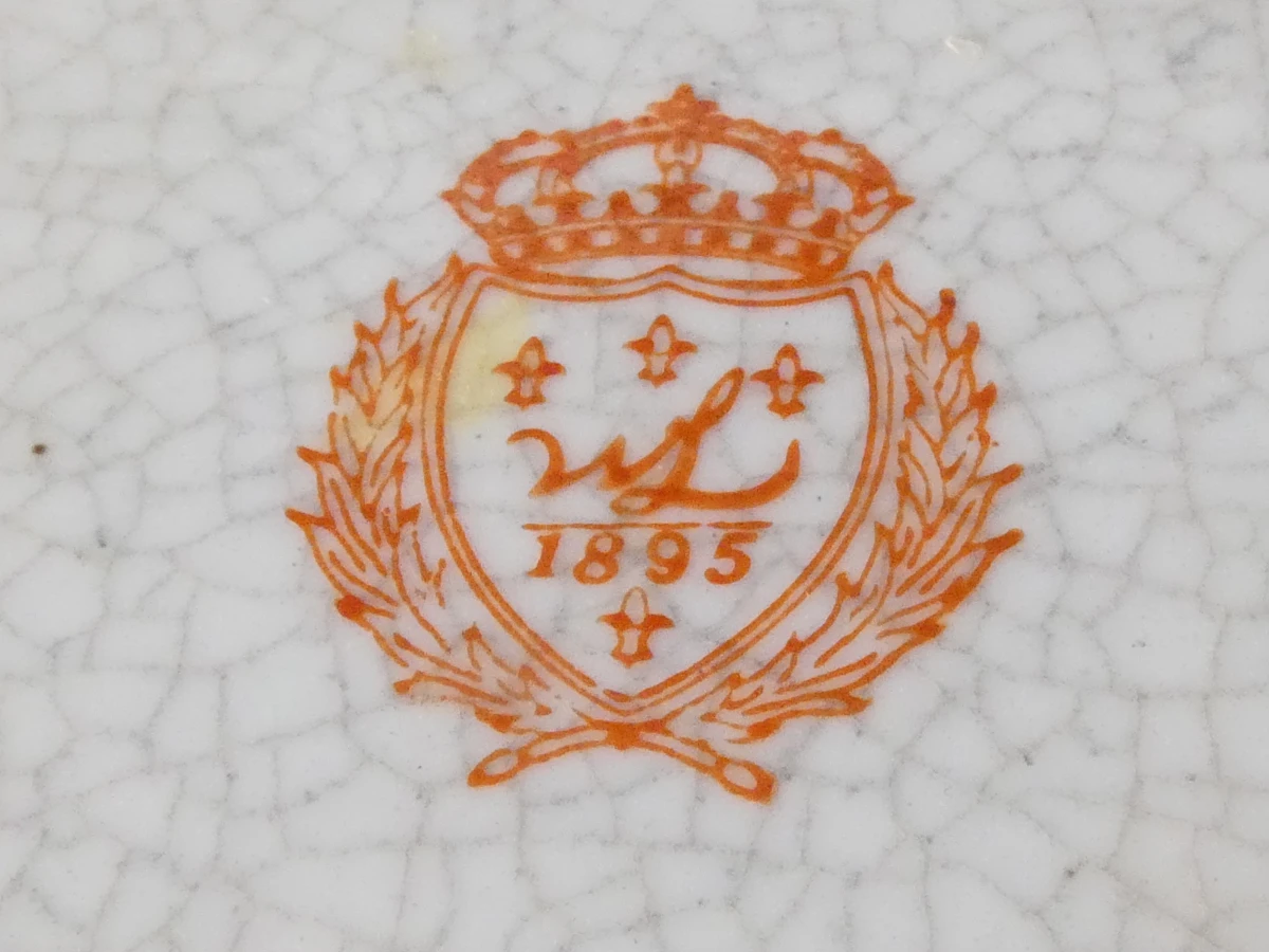 Wong Lee 1895 Art Nouveau Decoratief Keramisch Bord - foto 6