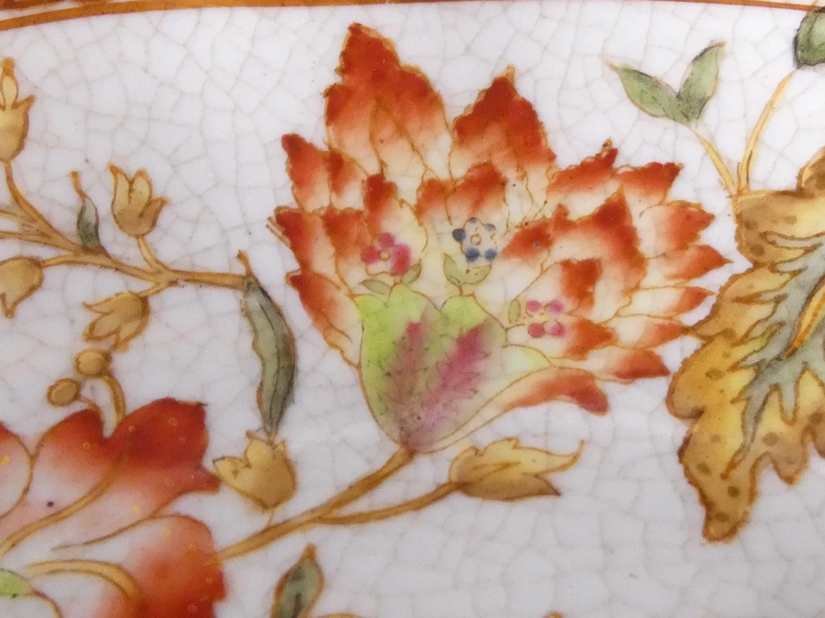 Wong Lee 1895 Art Nouveau Decoratief Keramisch Bord - foto 8
