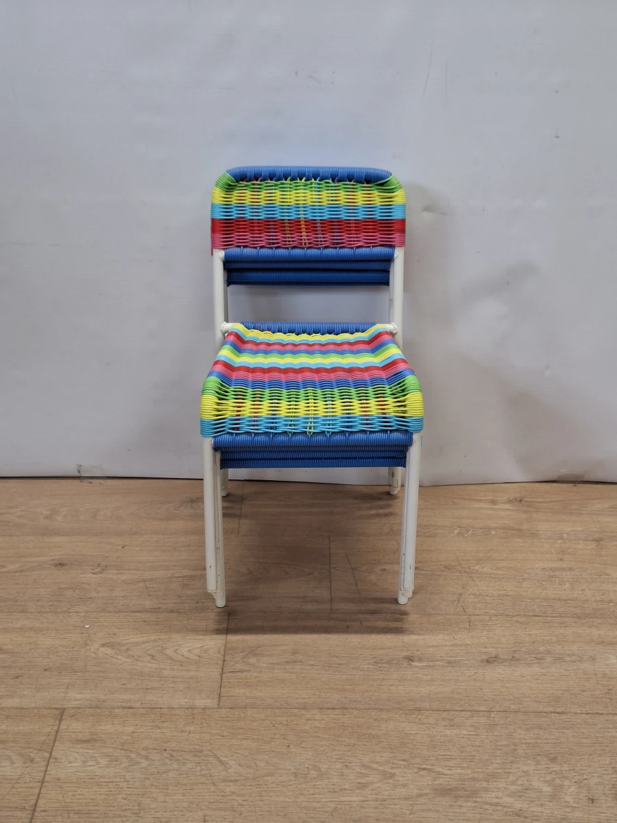 Vintage IKEA FÄRGGLAD kinderstoelen - set van vier - Maria Vinka (Jaren '90) - foto 15