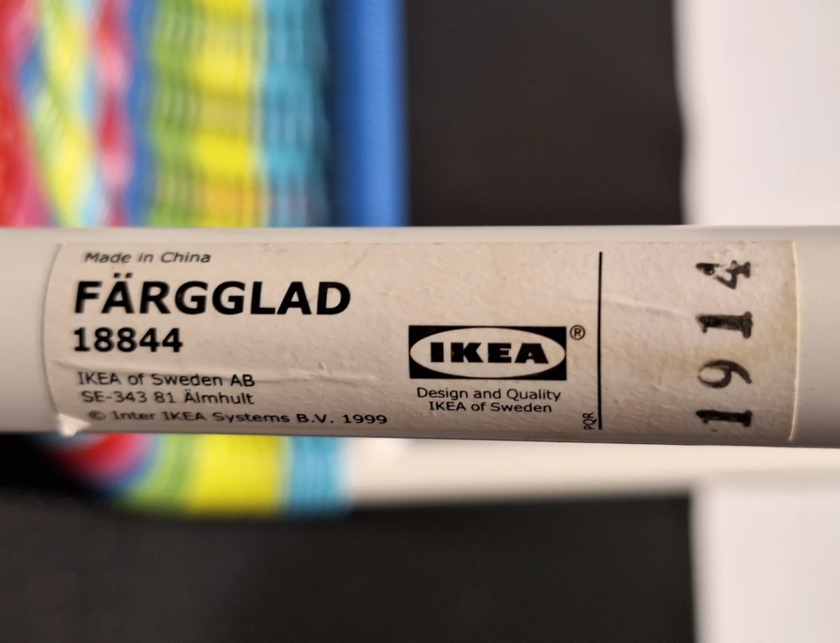 Vintage IKEA FÄRGGLAD kinderstoelen - set van vier - Maria Vinka (Jaren '90) - foto 14