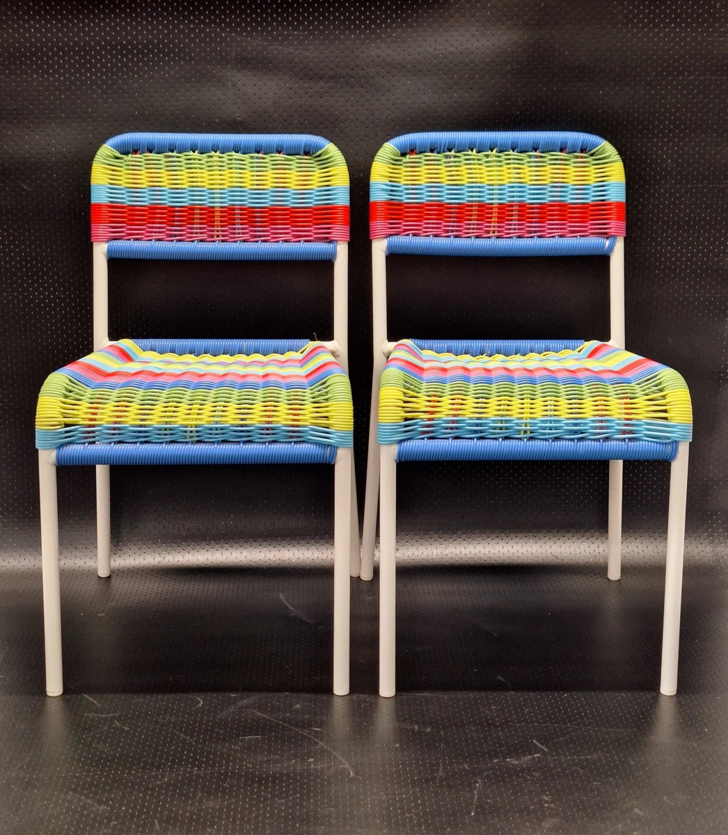 Vintage IKEA FÄRGGLAD kinderstoelen - set van vier - Maria Vinka (Jaren '90) - foto 3