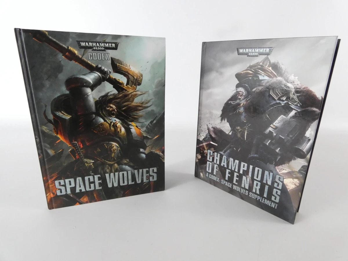 Warhammer 40,000-boeken en miniaturen - Space Wolves-factie - foto 11