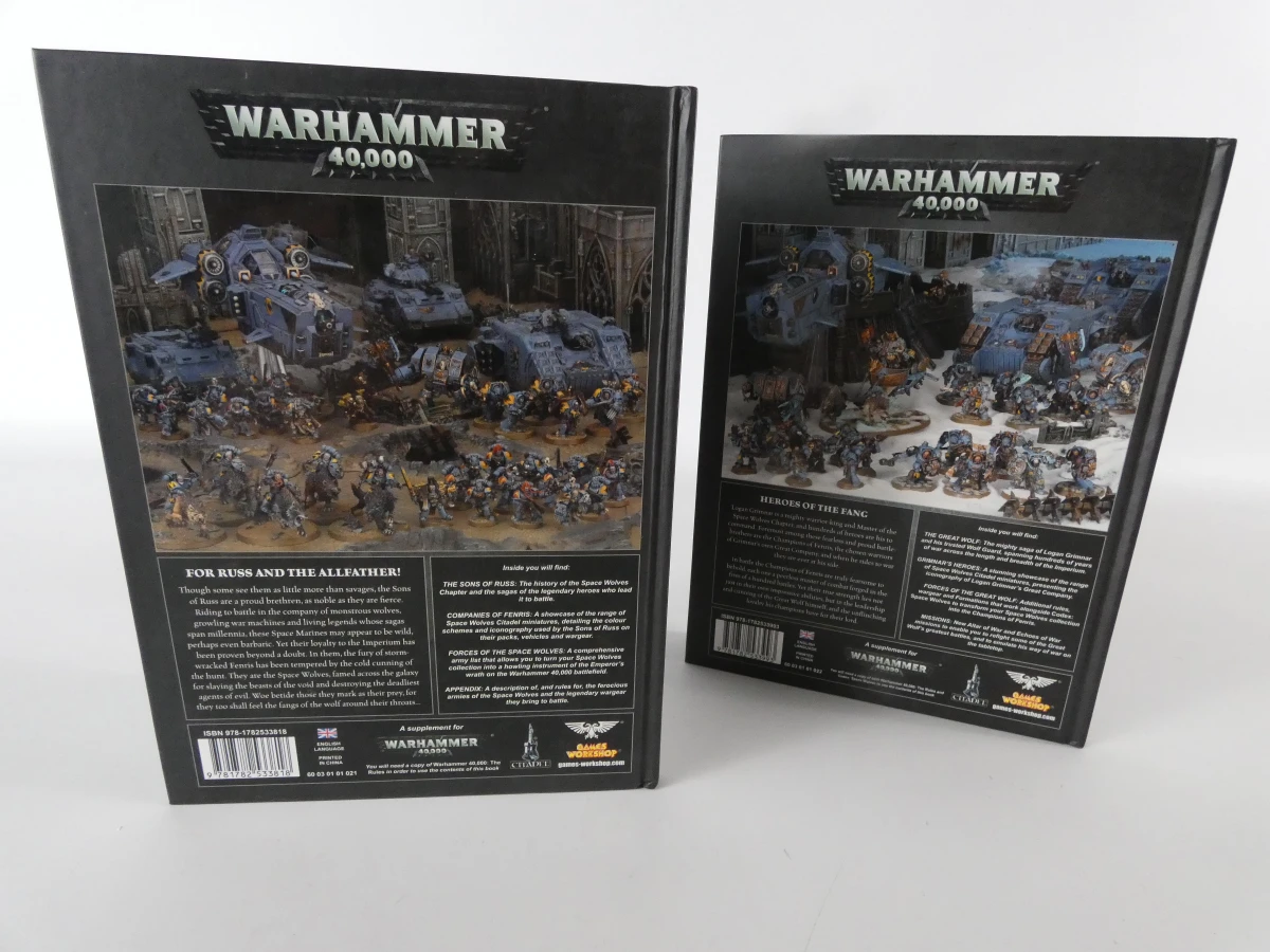 Warhammer 40,000-boeken en miniaturen - Space Wolves-factie - foto 13