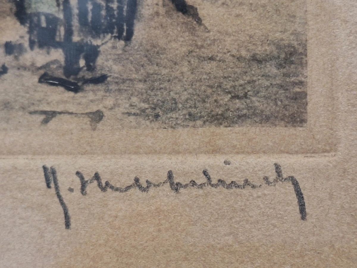 Set van 2 handgesigneerde aquatinten van Gent - genummerde oplage - Roger Hebbelinck - foto 16