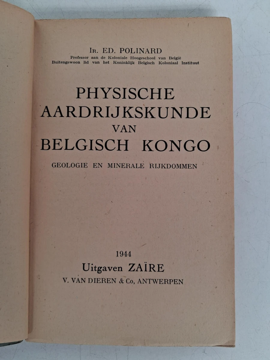 Physische Aardrijkskunde van Belgisch Kongo