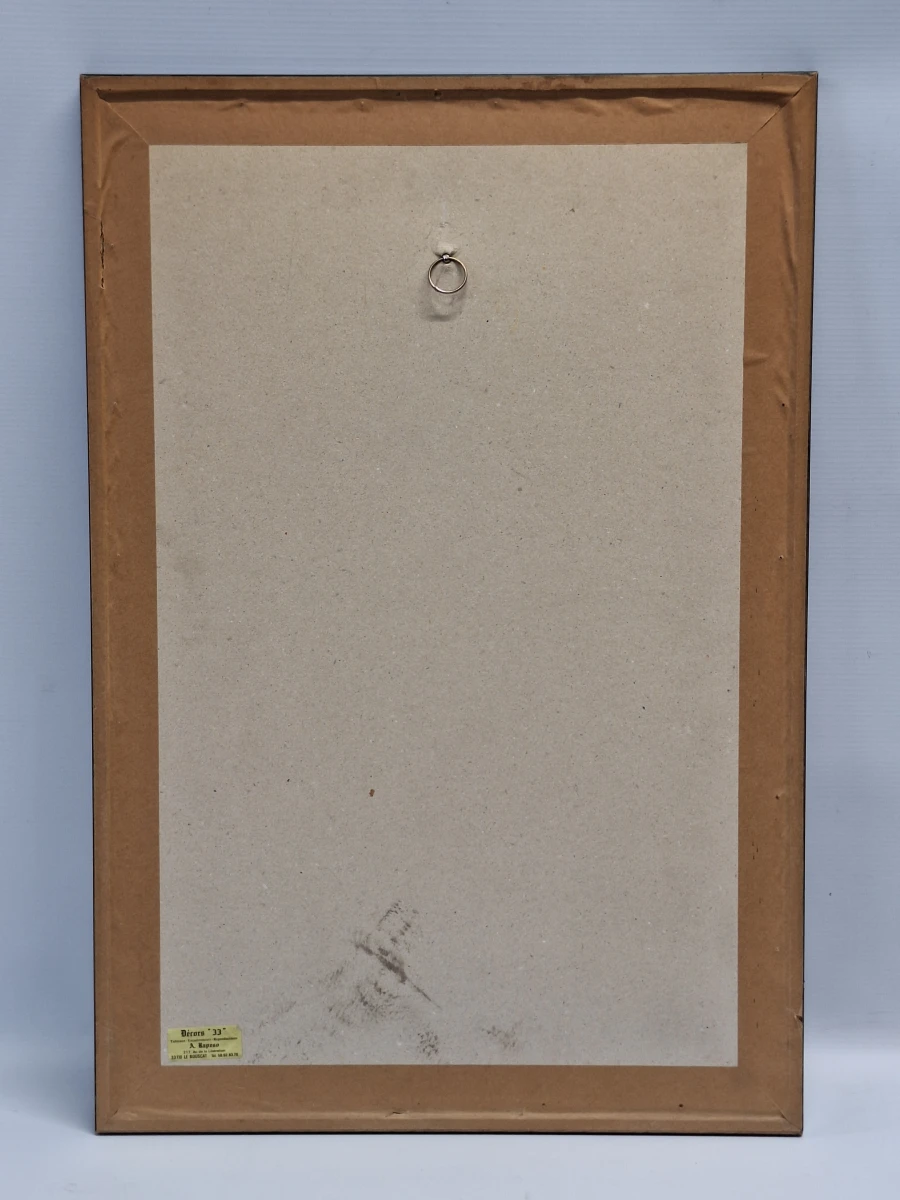 Vintage Pierre Jean ‘Collection 1920’ barspiegel - Franse reclame in art-decostijl - foto 2