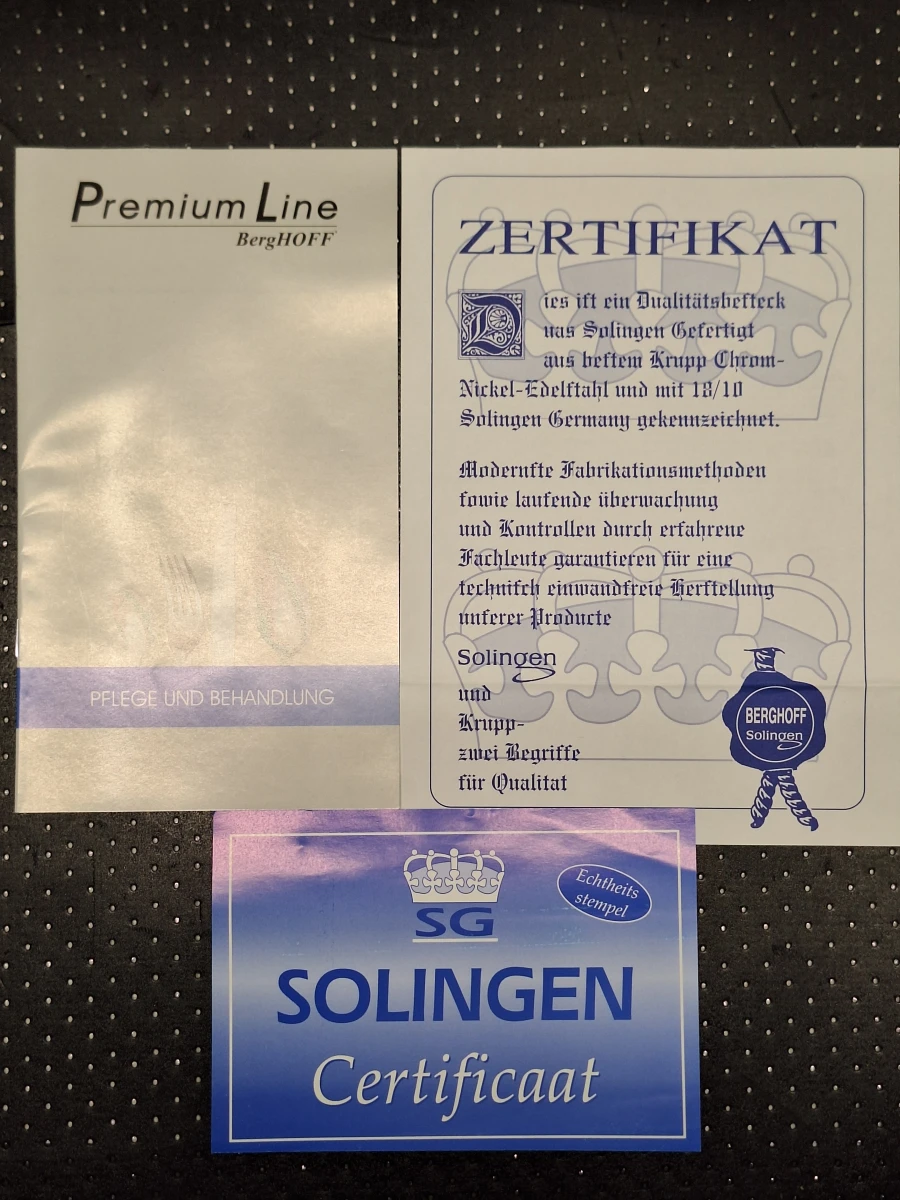 BergHOFF Premium Line 72-delig bestek - compleet in originele koffer met Solingen-certificaat - foto 14