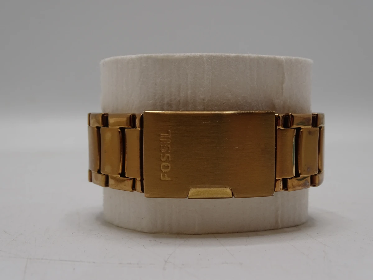 Goudkleurige Fossil horloge - foto 10
