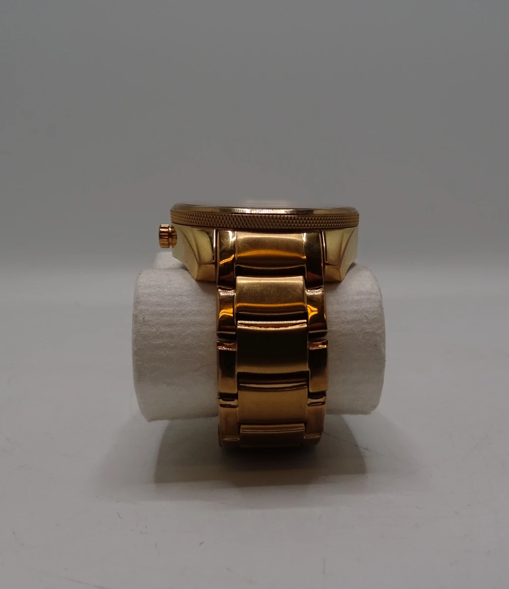 Goudkleurige Fossil horloge - foto 7