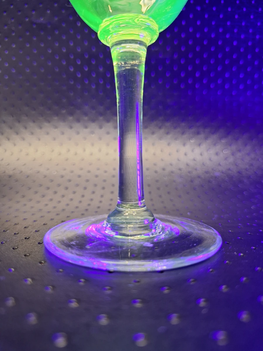 Set van 5 Art-Deco uranium wijnglazen - Art-Deco - foto 10