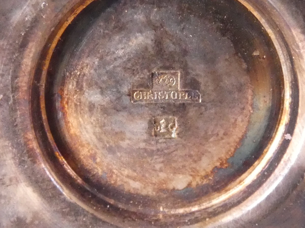 Set verzilverde vintage decoratieve voorwerpen(12 stuks-1855 gr.) - foto 12